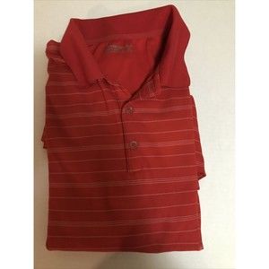 NikeGolf Fit Dry L Red Striped Shirt